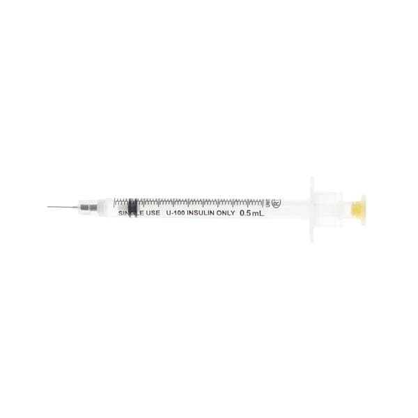 VanishPoint Insulin Syringe 30gx5/16" 0.5mL Safety Device No Dead Space 100/Bx, 8 BX/CA