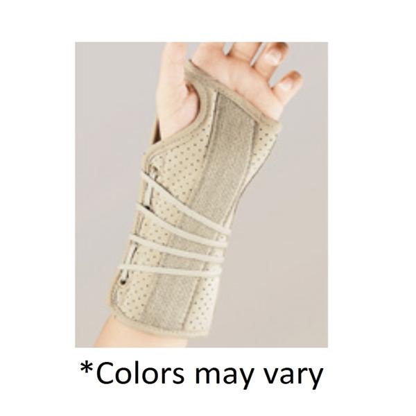 Soft Fit Support Brace Wrist Size X-Small Perforated Suede 8" Right