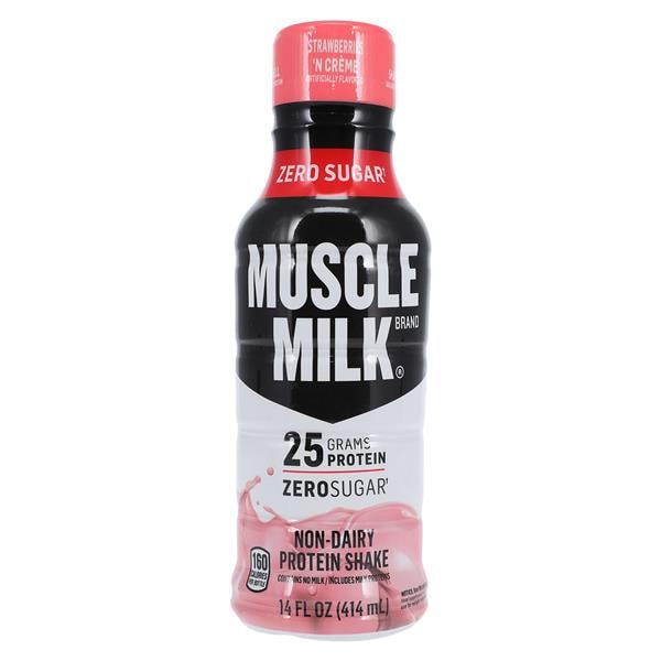 Muscle Milk Protein Drink Strawberry 14oz Single Serving Bottle 12/Ca