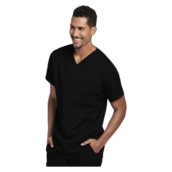 Mens V Neck 5 pocket (Black) Scrubs