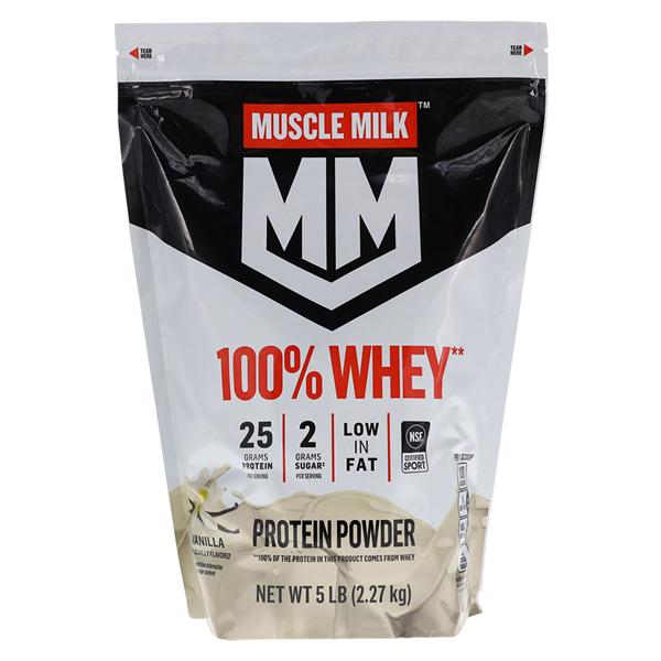 Muscle Milk Protein Drink Whey Protein Vanilla 5lb Bag 4/Ca