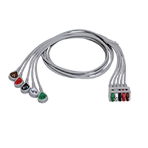 ECG Leadwire Set New For Patient Monitoring 5-Lead Ea