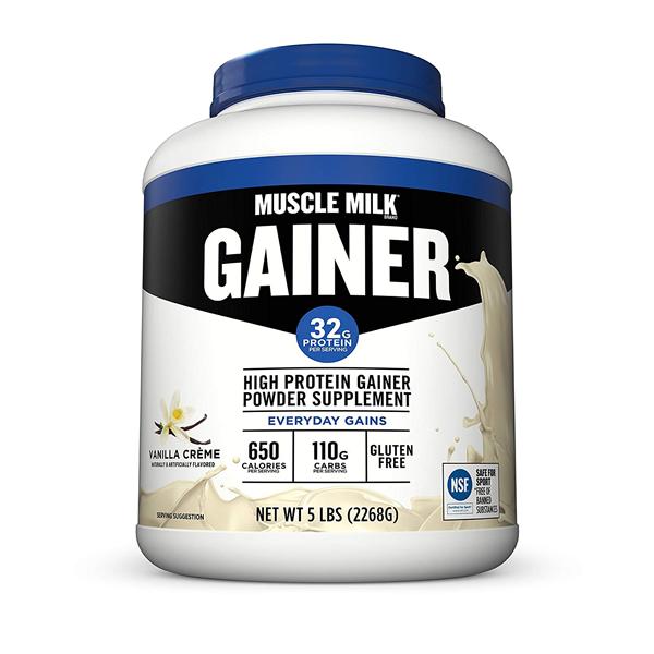Muscle Milk Gainer Powder Vanilla 5lb Canister 4/Ca