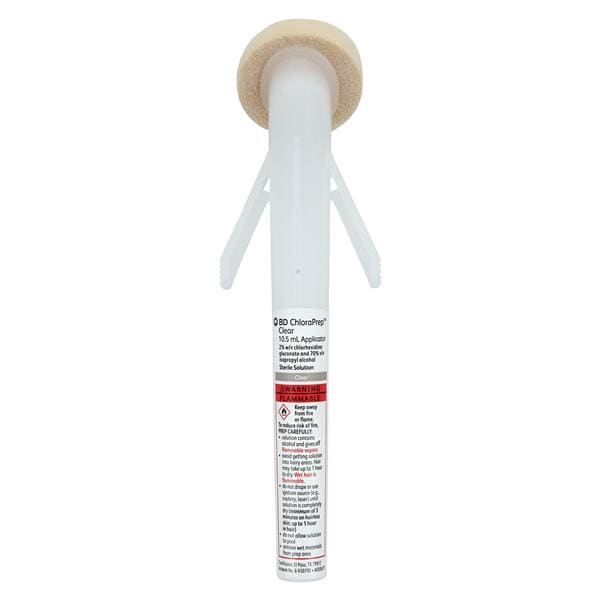 ChloraPrep Prep Applicator CHG 2%/Isopropyl Alcohol 70% 10.5mL .025x13-1/8", 4 BX/CA