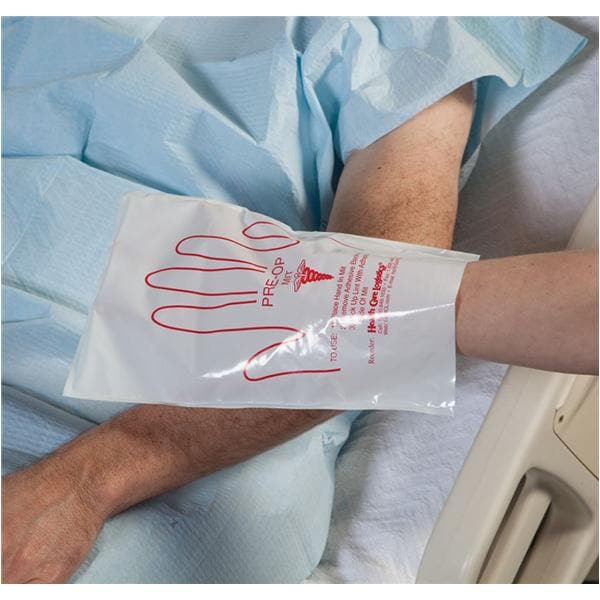 Adhesive Mitt Jumbo To Remove Foreign Matter From Patient Before Surgery