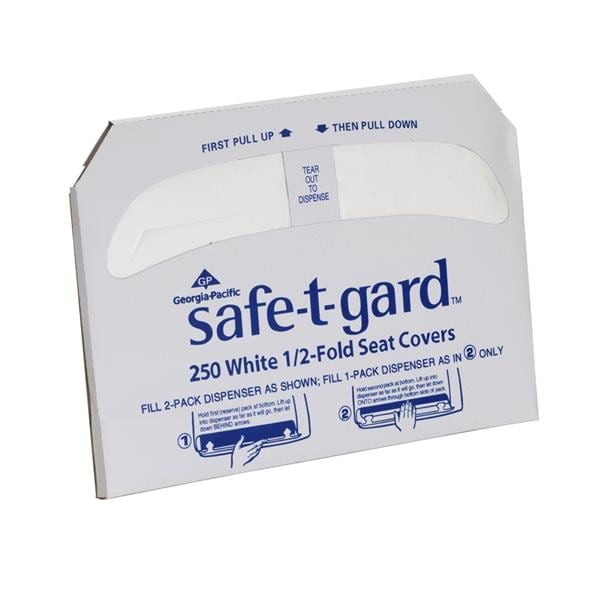 Safe-T-Gard Toilet Seat Cover White 1000/Ca