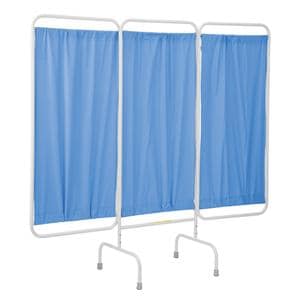 Privacy Screen Curtain 3 Panel Blue Ea