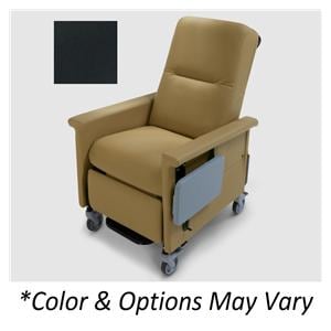 86 Series Transporter Recliner 500lb Capacity Manual Black Ea