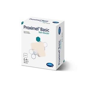 Proximel Basic Foam Wound Dressing 6x6" 3 Layer Sterile Square Non-Adherent Tan
