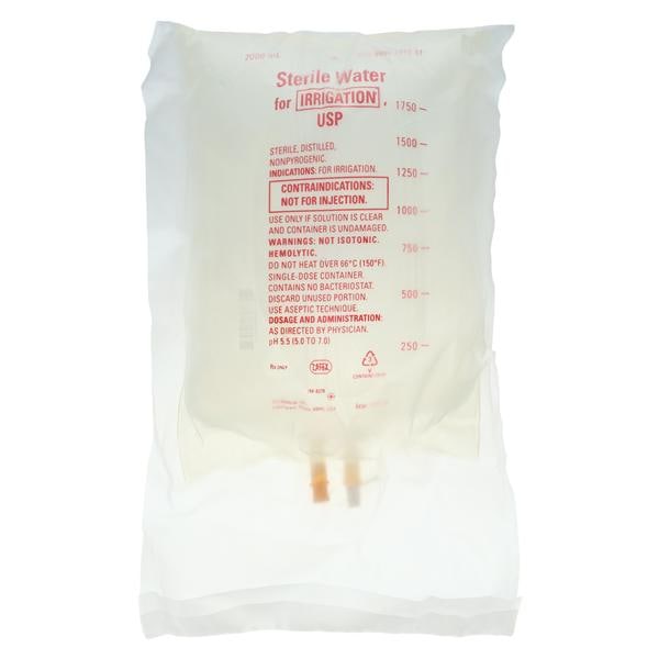 Irrigation Solution Sterile Water 2000mL Bag 6/Ca