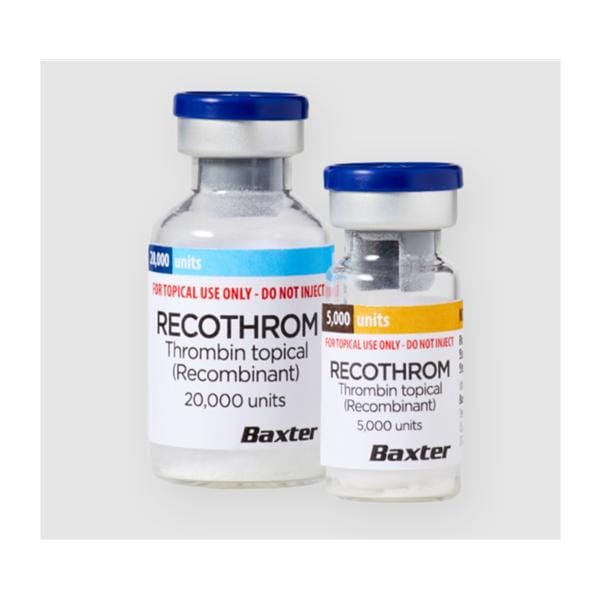 Recothrom Topical Solution 20,000U Vial 1/Bx