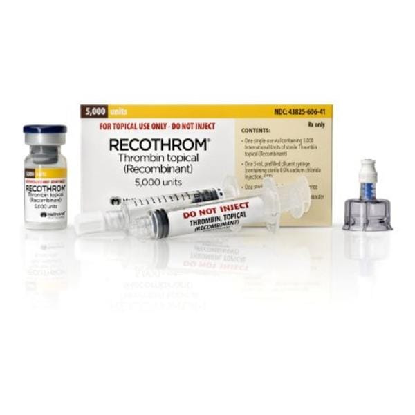 Recothrom Topical Solution 5,000U Vial 1/Bx