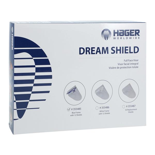 Dream Shield Shield Blue / Clear Reusable Frame Ea