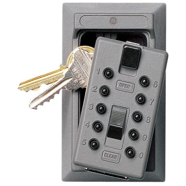 Lock Box Push Button StorAKey/5 Key Capacity/Surface Mount Ea