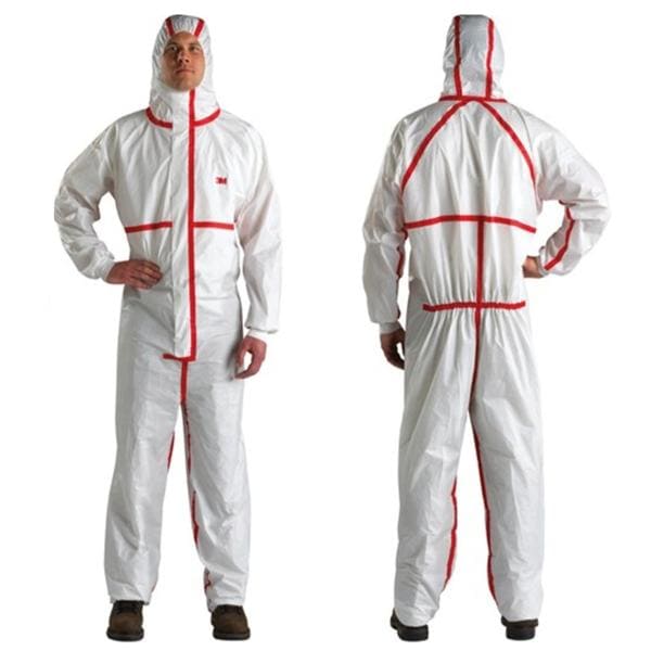 3M™ Protective Coverall Laminated Large White 25/Ca