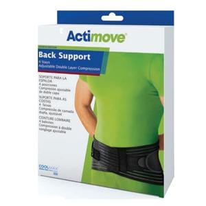 Actimove Double Layer Support Back Size X-Large Elastic/Neoprene 32-46