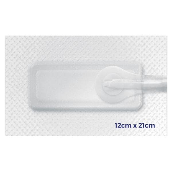 Wound Therapy Dressing Hydrofiber/Foam 4.8x8.5" 8Pl Strl Sq Slcn Adh Ngtv Prsr