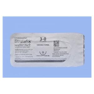 Stratafix Spiral PDS Plus Suture 3-0 8" Triclosan, PDO Mnflmnt SH1 Vio 12/Bx