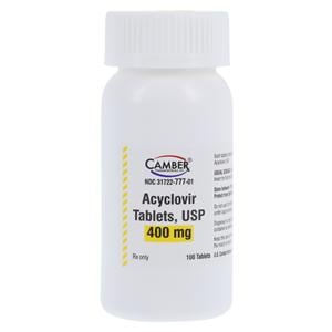 Acyclovir Tablets 400mg Bottle 100/Bt
