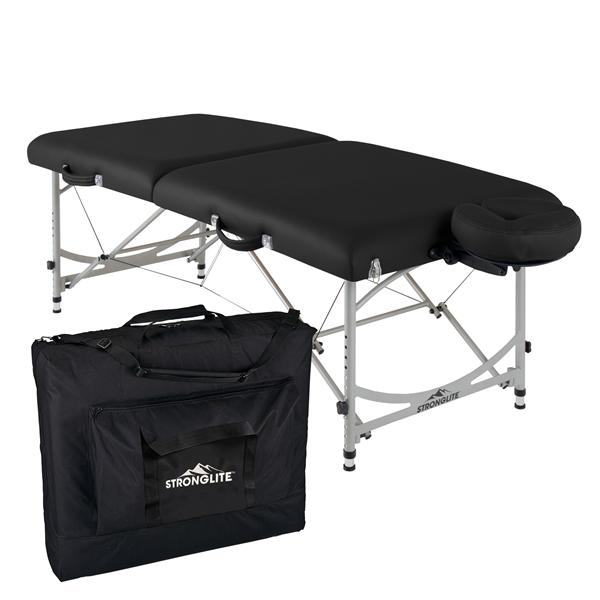 Stronglite Versalite Pro Massage Table Package Black 750lb Capacity