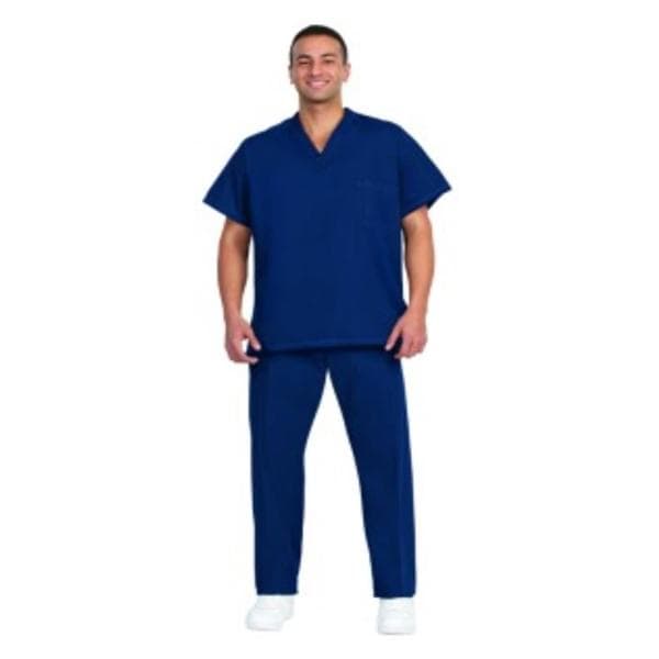 Cargo Pant Scrub 3 Pockets Large Navy Unisex Ea