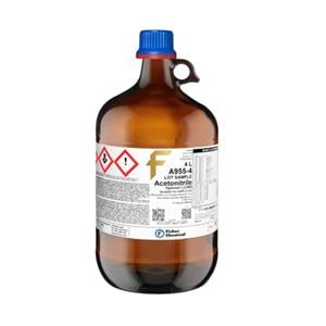 Burdick & Jackson Reagent Acetonitrile Clrls Liquid >/=99.9% 4L Gls Btl 4/Ca