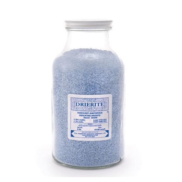 Desiccant Jar For Removing Moisture Loose Silica Gel 5lb Ea