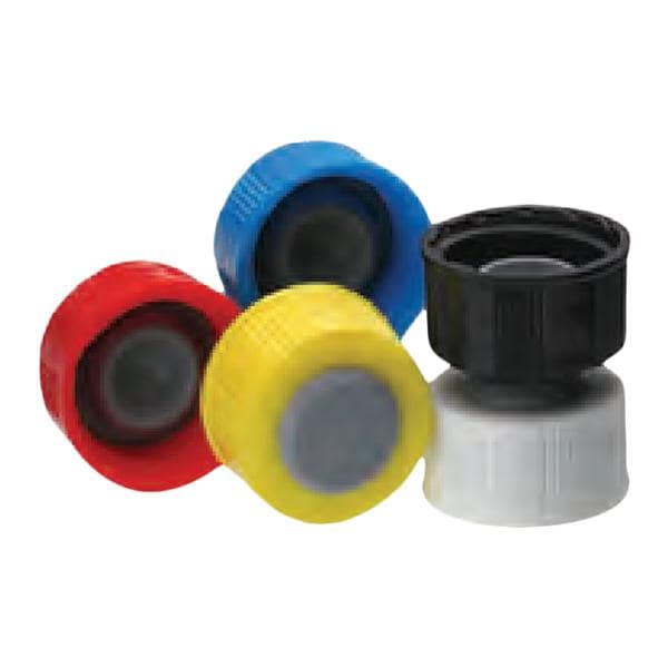 I-Loc Vial/Bottle Screw Cap Polypropylene Yellow 100/Ca