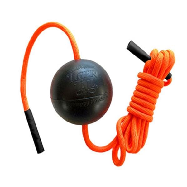 Tiger Ball Rope Massager Orange/Black Silicone