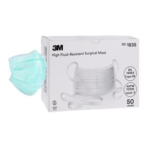 3M™ Filtron Surgical Mask ASTM Level 3 Light Green Adult 50/Bx