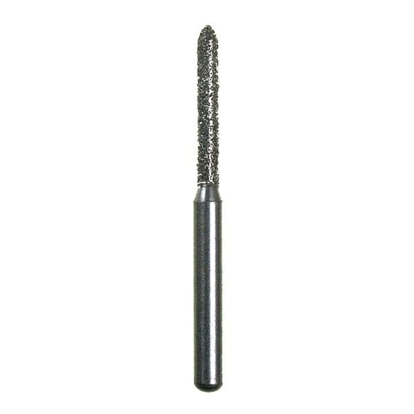 Spring Diamond Bur Single Use Friction Grip 250.8M Medium 25/Pk