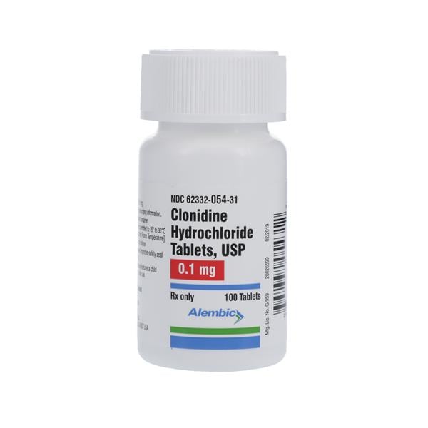 Clonidine HCl 0.1mg 100/Bt
