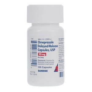 Omeprazole DR Delayed-Release Capsules 20mg Bottle 100/Bt