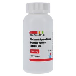 Metformin HCL ER Extended-Release Tablets 500mg Bottle 100/Bt