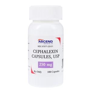 Cephalexin Capsules 250mg Bottle 100/Bt