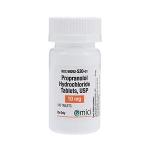 Propranolol HCL 10mg 100/Bt