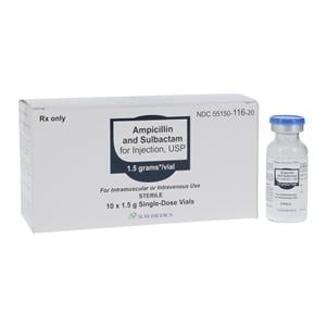 Ampicillin/Sulbactam Injection 1.5gm/vl Powder Vial 10/Bx