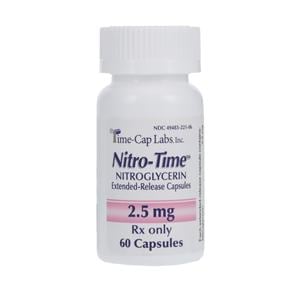 Nitroglycerin 2.5mg 60/Bt