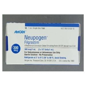 Neupogen Injection 300mcg/mL SDV 1mL 10/Pk