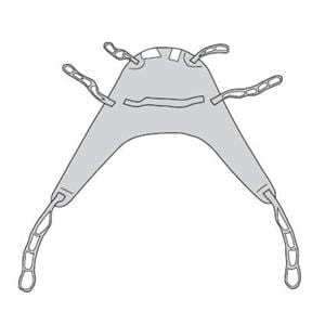 Divided Leg Sling For Patient Lift Ea