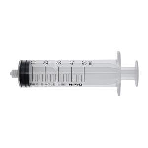 Nipro Syringe 50cc Individually Packaged Syringe 50/Bx