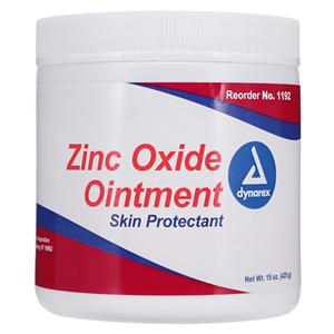 Ointment Zinc Oxide 20% Not made with natural rubber latex 15oz/Jr