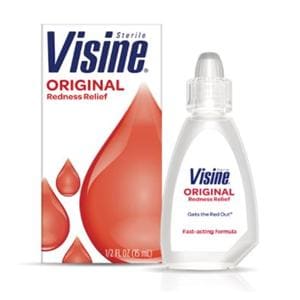 Visine Original Ophthalmic Drops 15mL/Bt, 36 BT/CA