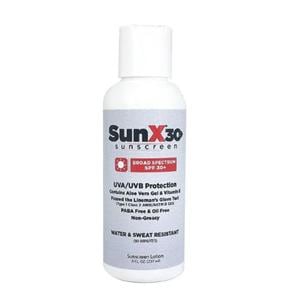 SunX Lotion Sunscreen 8oz Water Resistant 12/Ca