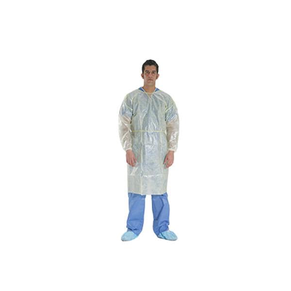Intco Isolation Gown AAMI Level 1 Universal / X-Large Yellow 10/Bg