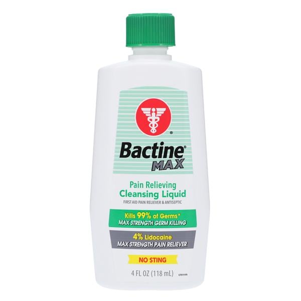 Bactine Max Liquid 4oz/Bt, 24 BT/CA