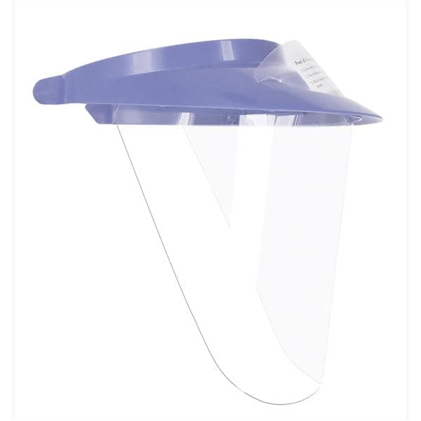 Shield iVisor Kit One Size Adjustable Violet Reusable W/ 3 Rplcmnt Shld Ea