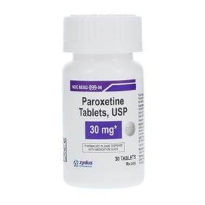 Paroxetine HCl Tablets 30mg Bottle 30/Bt
