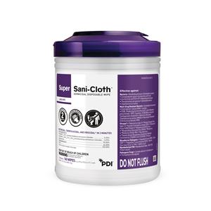 Super Sani-Cloth Germicidal Wipes Large Canister 160/Pk