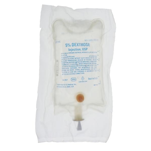 Injectable Solution Dextrose 5%/Water 500mL Bag Ea